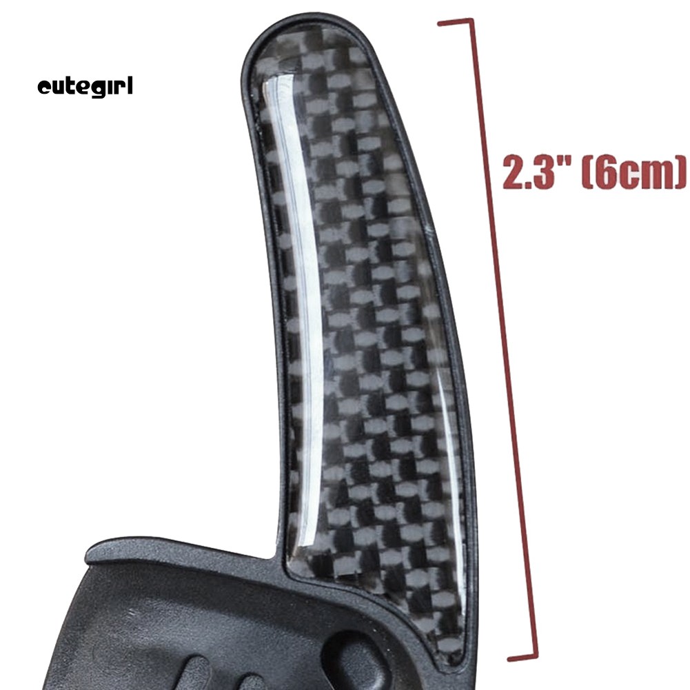 Bộ 2 vỏ bọc lẫy chuyển số bằng sợi carbon cho xe oto Golf 6 GTI R20 Cool R36 CC