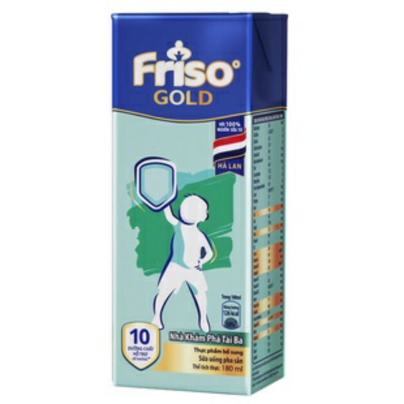 Lốc 4 hộp sữa Friso Gold 180ml - yenthu