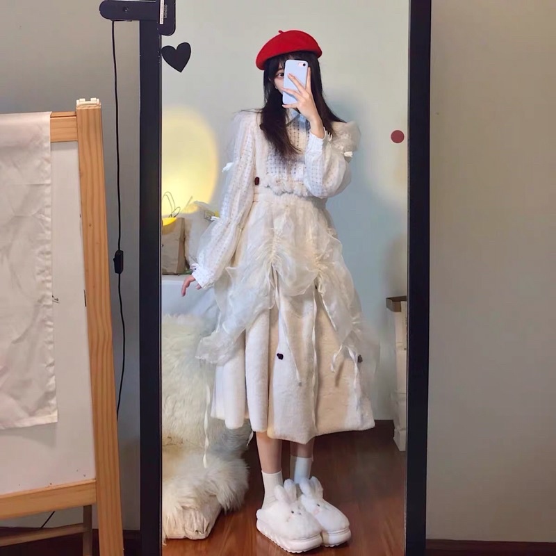 Dép bông hình con thỏ dép đi trong nhà