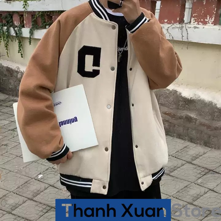 Áo Khoác BOMBER MAR.CUS. Ulzzang Unisex - Áo bóng chày 45-80kg | BigBuy360 - bigbuy360.vn