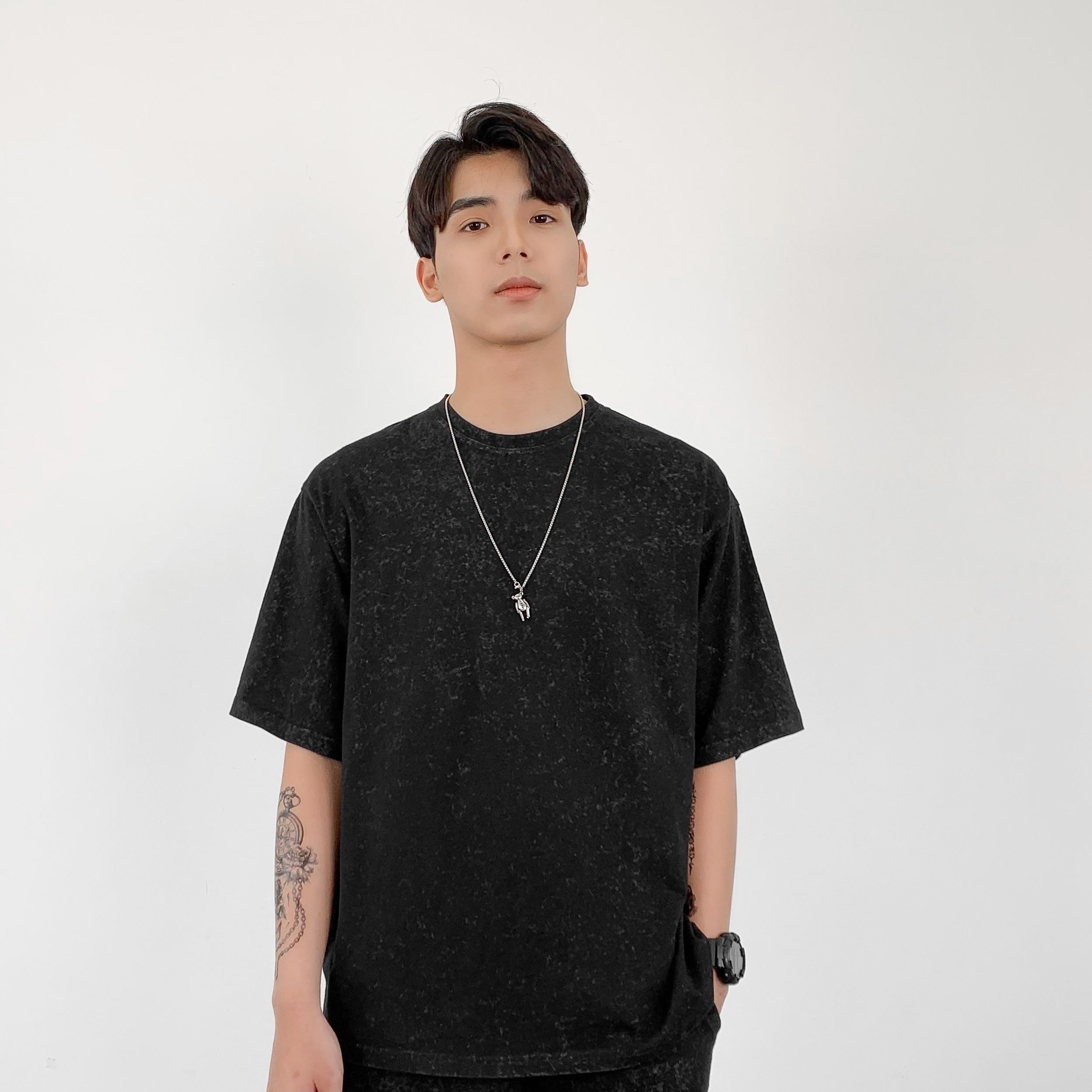 Áo thun nam nữ   Denim khói City Cycle - Áo thun tay lỡ Unisex form rộng Local Brand | BigBuy360 - bigbuy360.vn