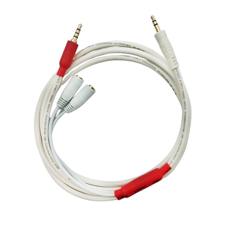 Dây Livestream Chế Cho Ra 2 Cổng Tai Nghe Dùng Cho Mic C7, C11, C16, C25, C28 Sound C ard K10, icon pro H9, K300 K500 vv