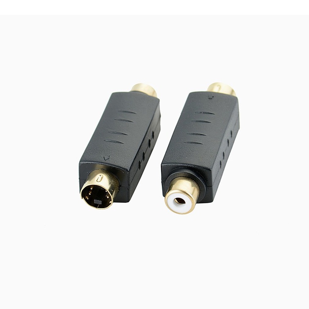 Đầu Nối Chuyển Đổi RCA Female Sang 4 pin S-Video svideo Male