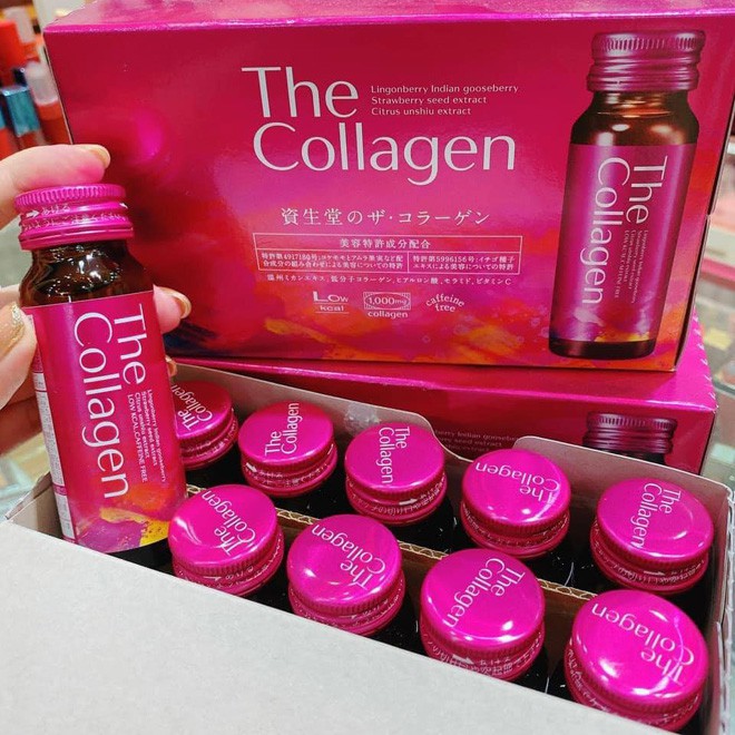 The Collagen Shiseido dạng nước uông đẹp da Nhật Bản hộp 10 lọ 50ml - 𝐁𝐞𝐞 𝐡𝐨𝐮𝐬𝐞