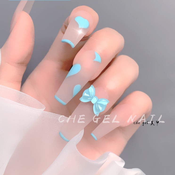 Nơ Thạch Resin Đàn Hồi Mềm Dẻo Trang Trí Móng Tay NZ09