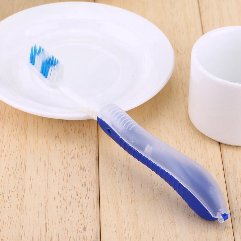 Bàn Chải Đánh Răng Gấp + Màu Xanh Đậm