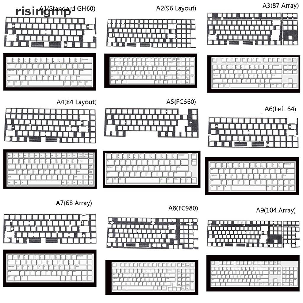 Đệm Mút Mềm Mại Lót Công Tắc Âm Thanh Cho Bàn Phím Cơ ♨Trên đó