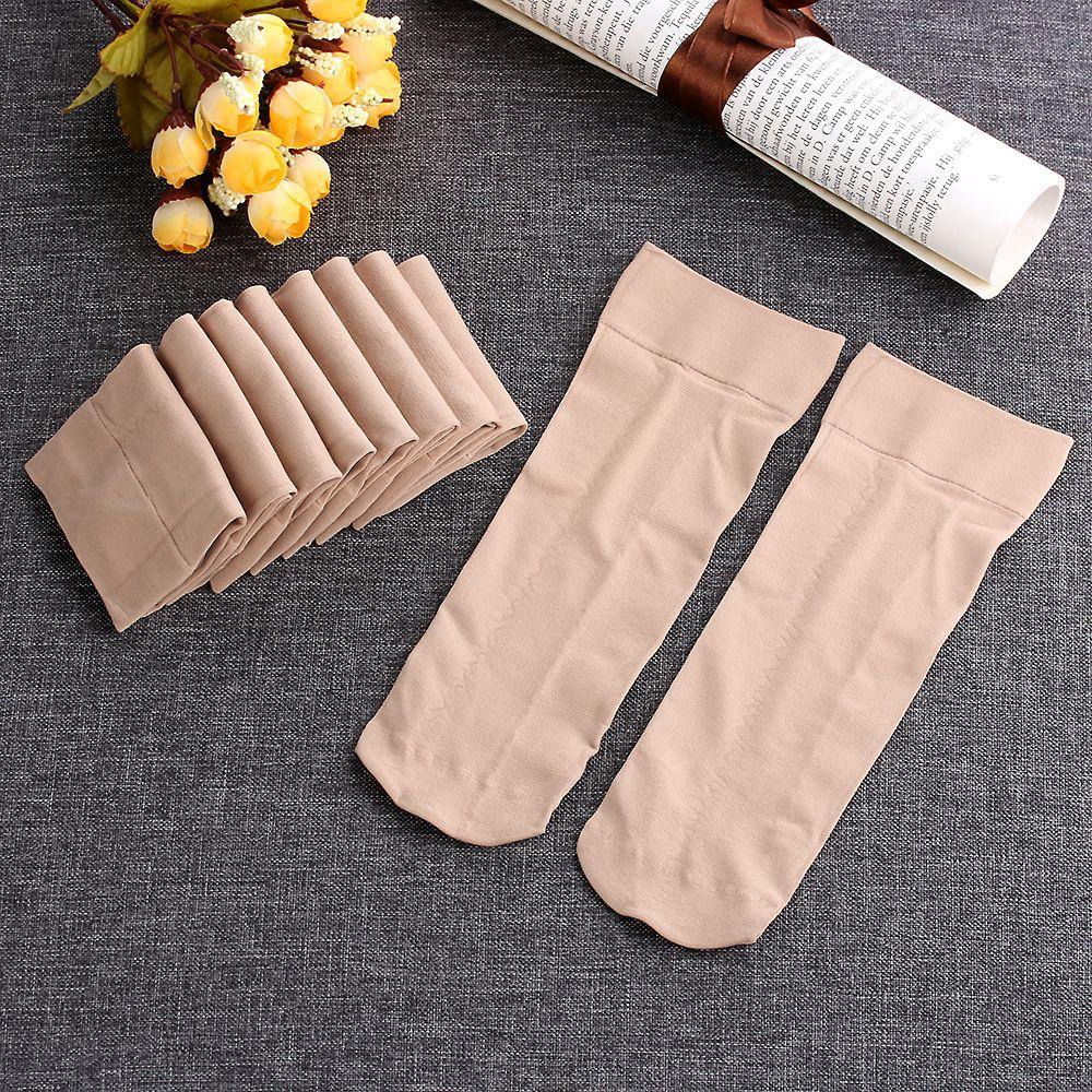 Set 1 / 5 / 10 Đôi Tất Cổ Thấp Chống Trượt Thời Trang Thu Đông