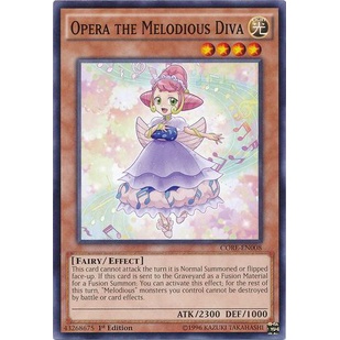 Thẻ bài Yugioh - TCG - Opera the Melodious Diva / CORE-EN008'