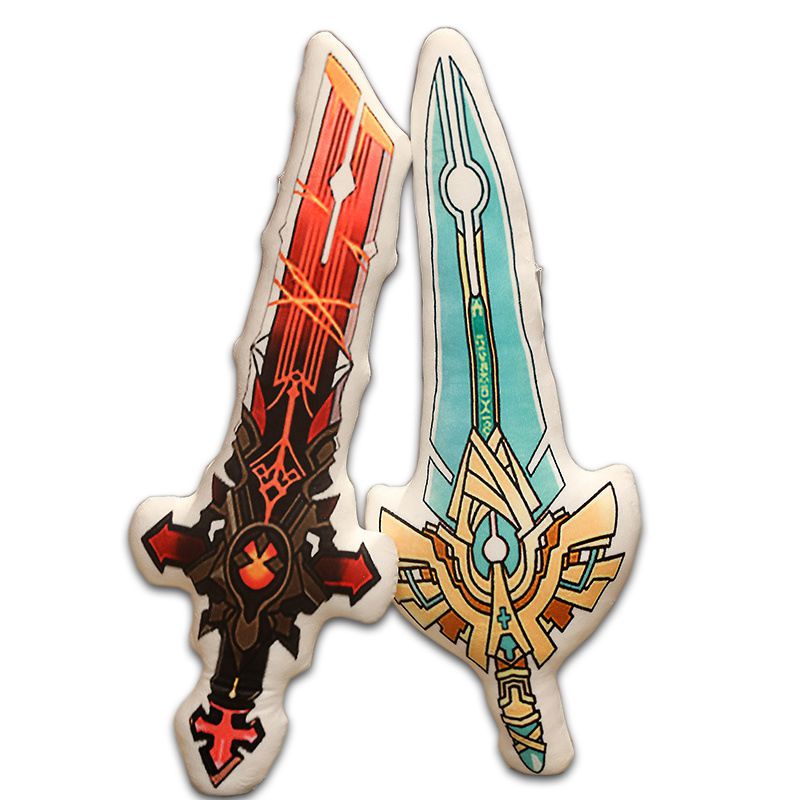 Gối Nhồi Bông Hình Nhân Vật Anime Sword Genshin Dễ Thương