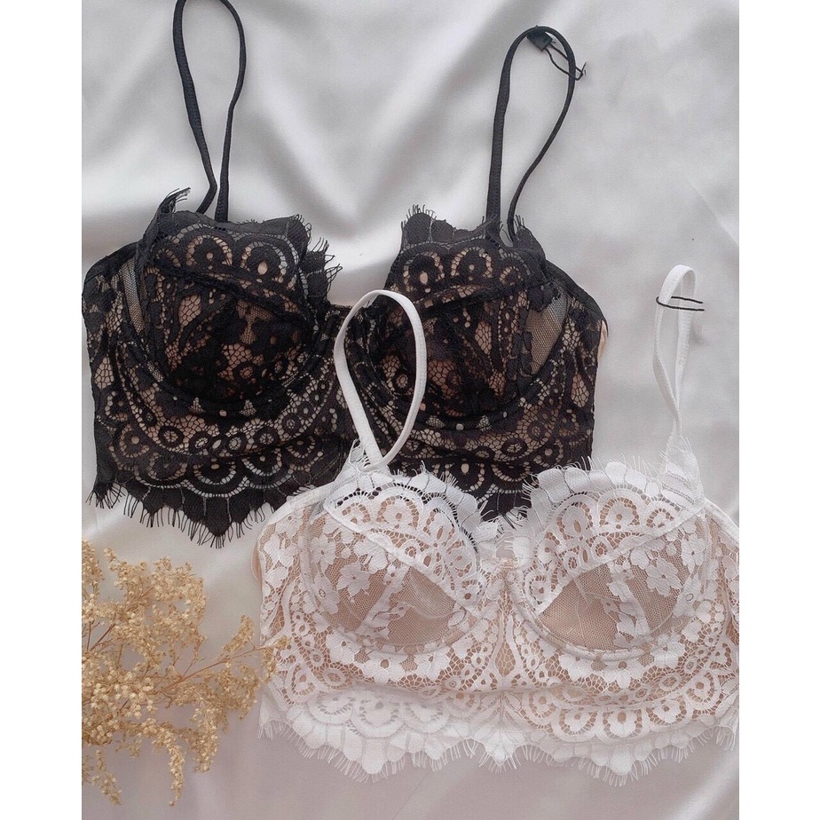 áo Bra ren hoa mỏng họa tiết hoa EBALB13