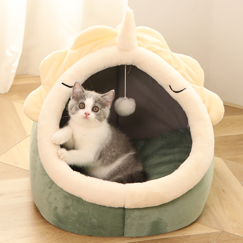 Giường ngủ mềm mại ấm áp dễ thương cho mèo cưng