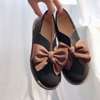 Giày nữ thắt nơ điệu đà