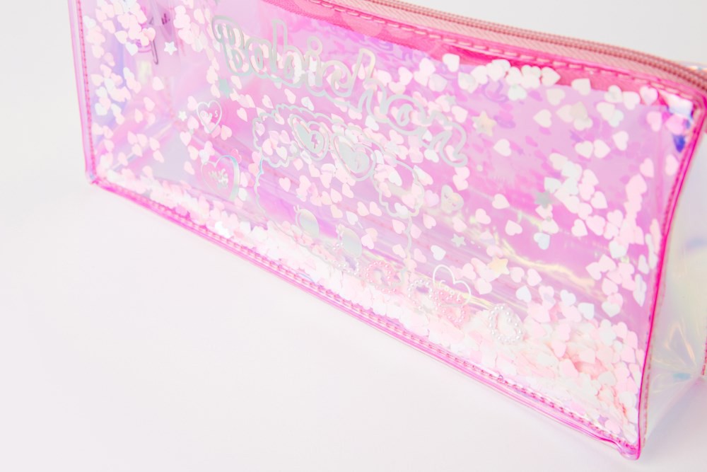 Túi Hologram ARTBOX Hàn Quốc Họa Tiết Barbichon Màu Hồng Lấp Lánh Kim Tuyến