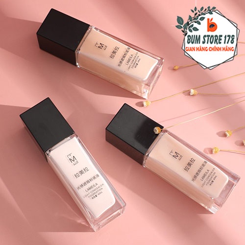 Kem nền che khuyết điểm lâu trôi BB Cream Lameila chống thấm nước, Kem nền nội địa Trung siêu mịn lớp nền tự nhiên