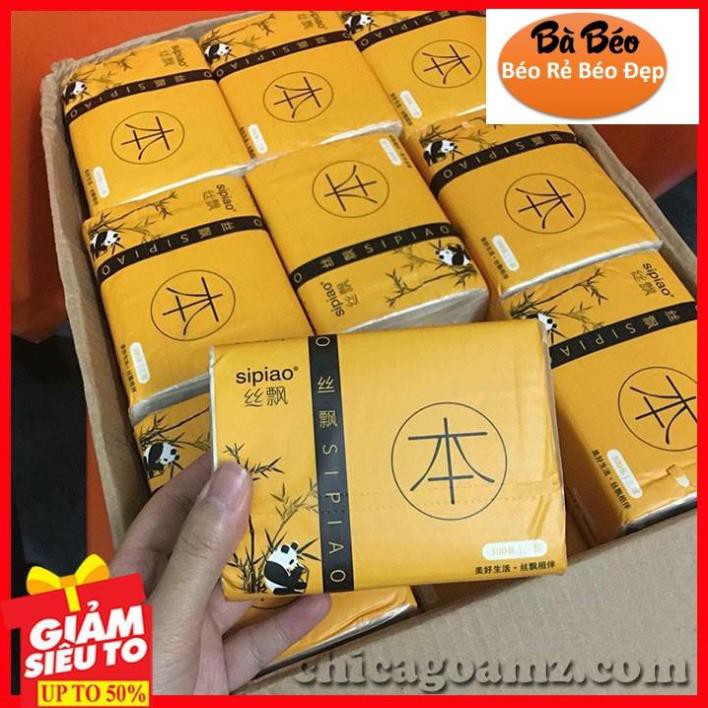 [ XẢ KHO ] Thùng giấy ăn gấu trúc (30 gói), Một thùng giấy ăn gấu trúc SipiaO (Hàng Đủ mã 6021)