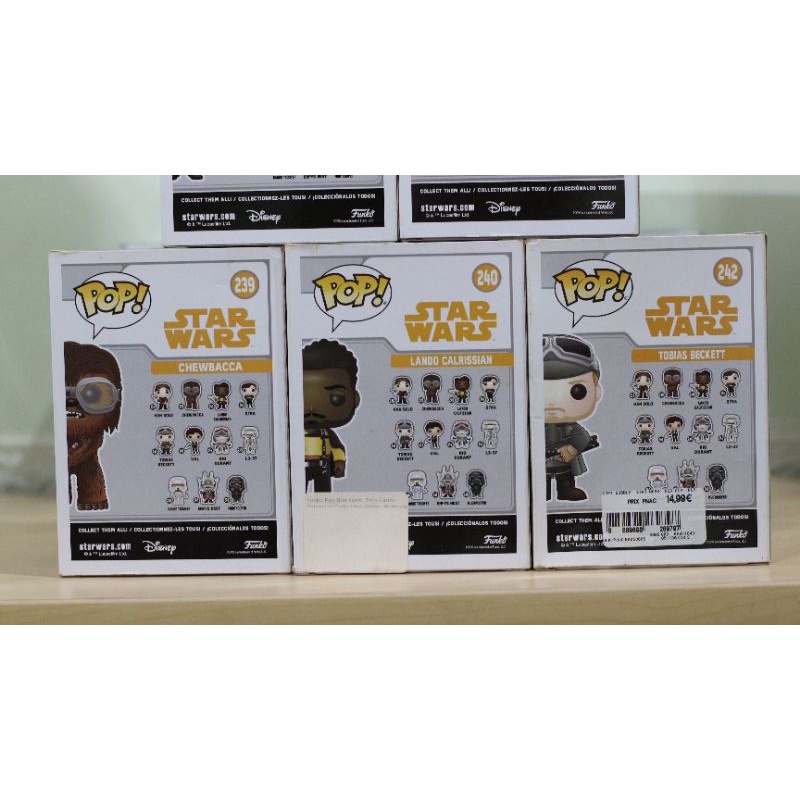 Funko Pop Fullset Han Solo Star Wars mô hình chính hãng