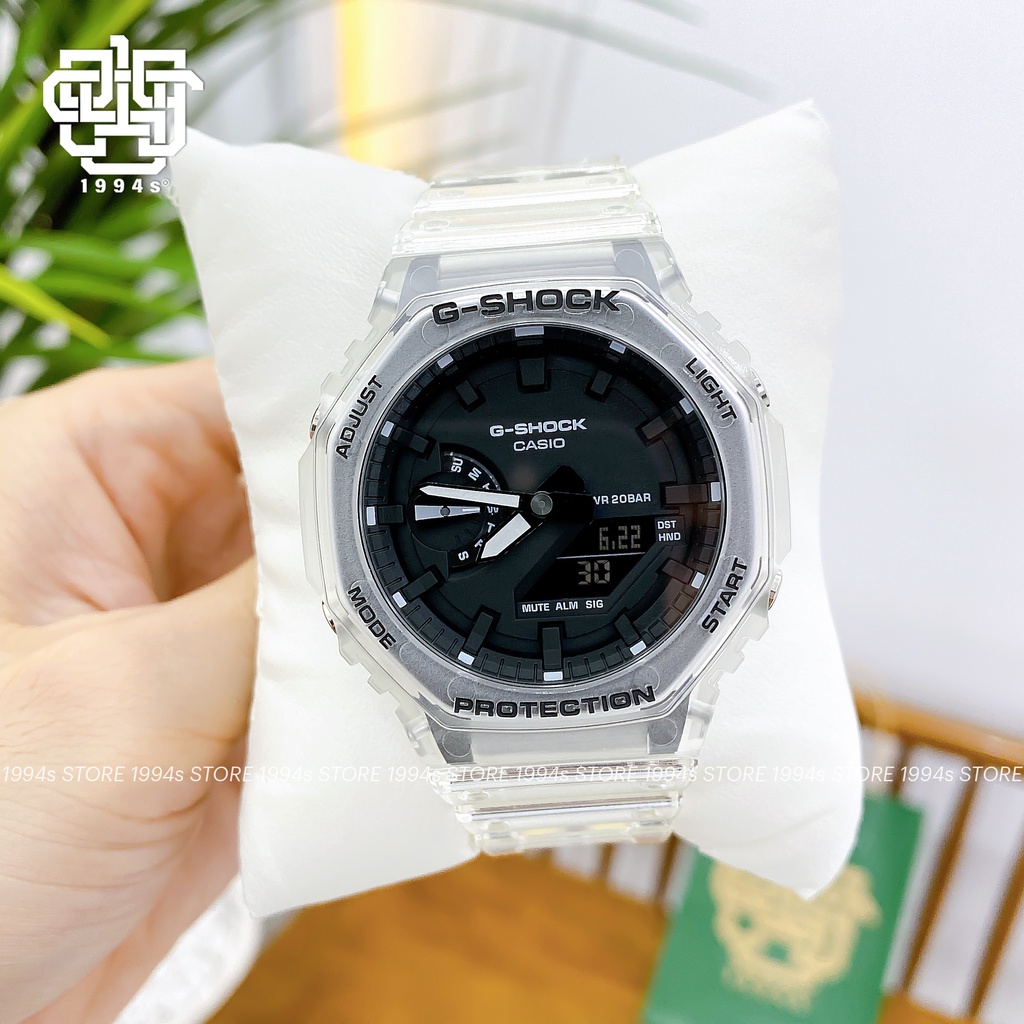 Đồng hồ nam Casio G-Shock GA-2100SKE-7A chống va đập, chống nước 200m, hàng chính hãng