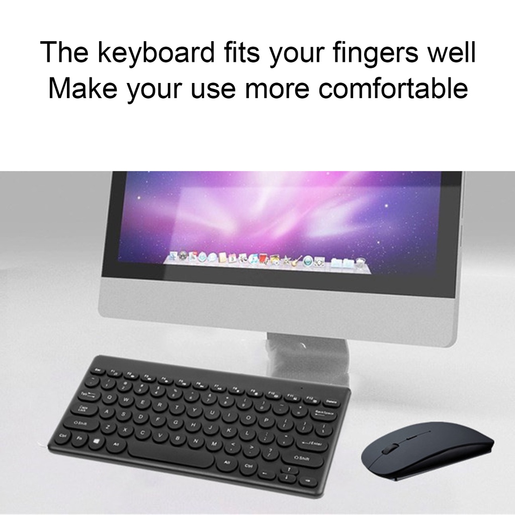 Bàn Phím Không Dây 169 2.4GHz Chống Trượt Và Giảm Tiếng Ồn