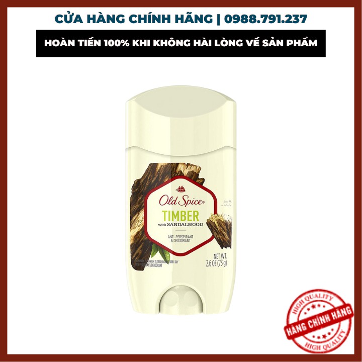 Lăn Khử Mùi Nam Old Spice Timber - Lăn Khử Giữ Mùi Cực Lâu