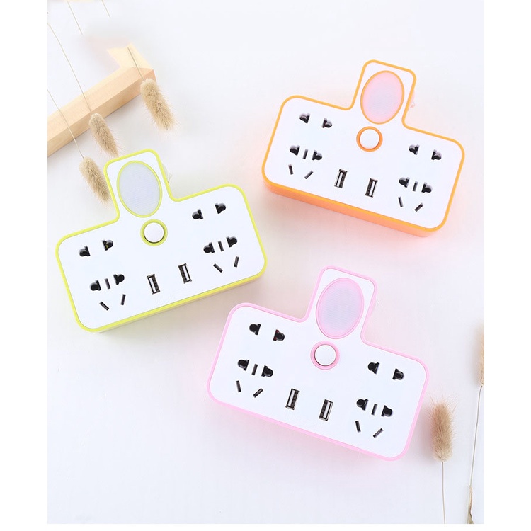 [Review Thực Tế] Ổ Cắm điện đa năng 2 cổng USB và 3 ổ cắm và 3 ổ USB - 2 USB Chính Hãng HuntKey Chống Điện Giật Đa Năng