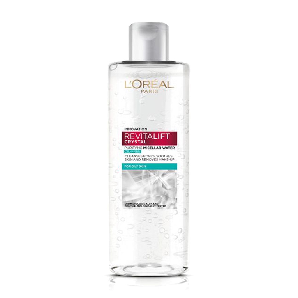 [CHÍNH HÃNG] Tẩy Trang L’Oreal Revitalift Crystal Purifying Micellar Water 400ml | BigBuy360 - bigbuy360.vn