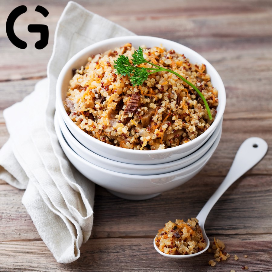 Hạt quinoa (diêm mạch) 3 màu ăn kiêng GUfoods - Giảm cân, Eat clean, Giàu lợi ích sức khoẻ (100g/400g)