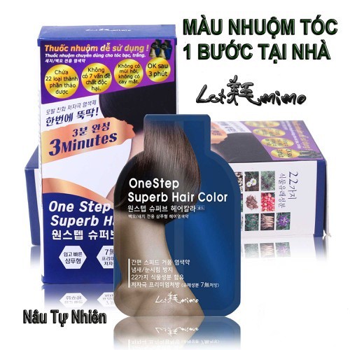 LETMIMO - Thuốc Nhuộm Tóc Phủ Bạc 1 Bước Tại Nhà