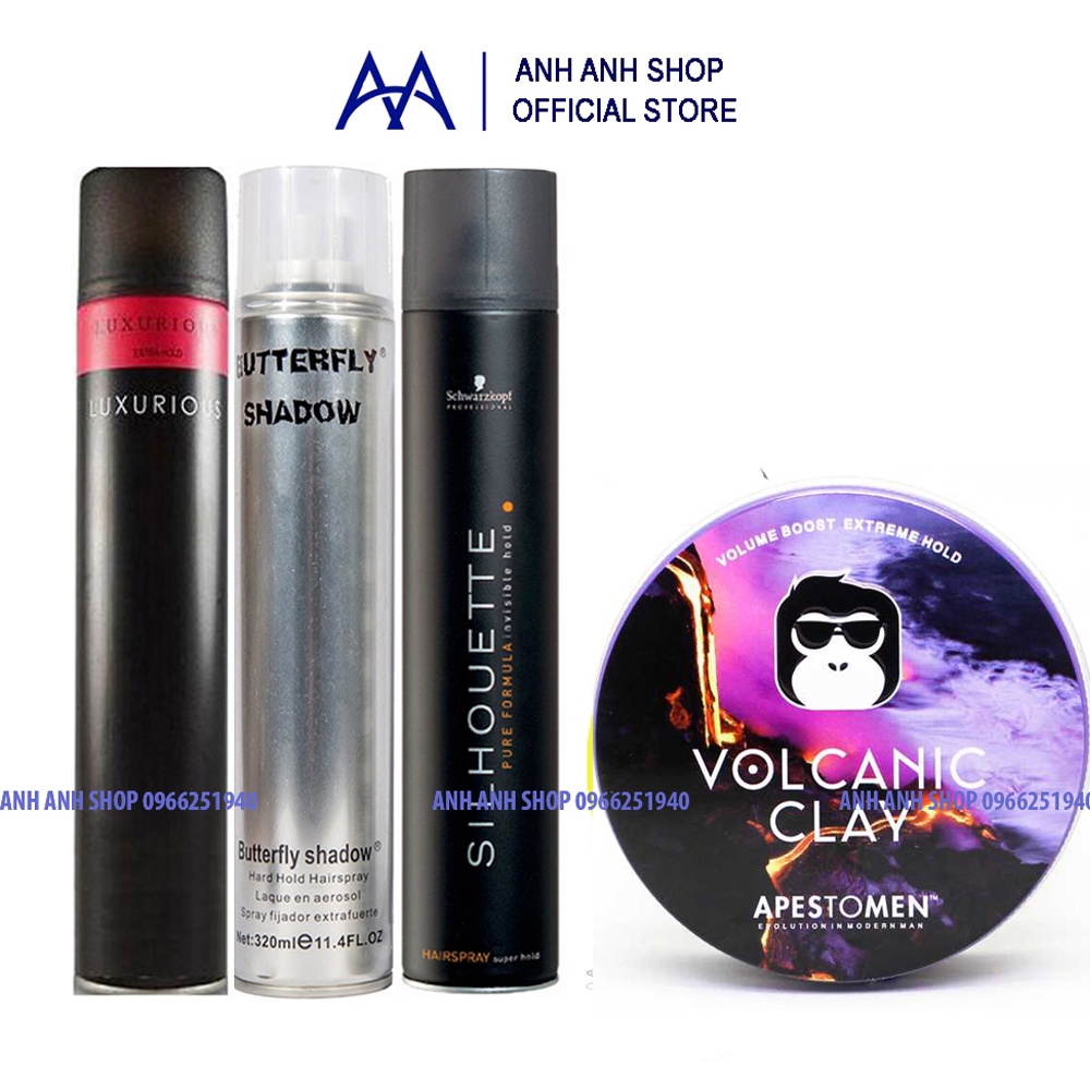 COMBO GÔM VÀ SÁP VOLCANICC - NẮP NHỰA - SÁP CỨNG VÀ GIỮ NẾP SIÊU ĐỈNH