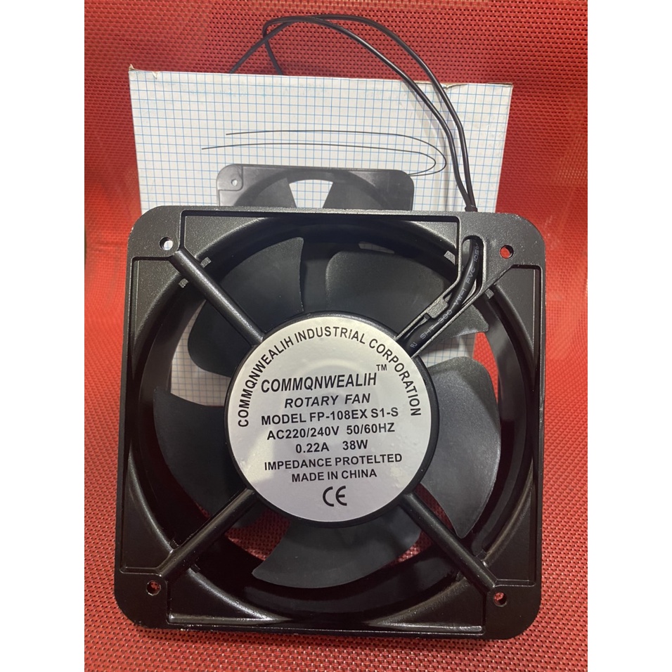 Quạt hút 220V Orix Taiwan 15x15- 20X20 Vuông ( Đen ) #TONGKHODIENTPHCM