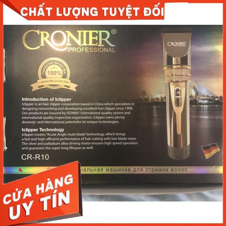 [TẬN GỐC]   Tông đơ cắt tóc CRONIER  profssional dòng tông đơ cắt tóc gia dình và salon,tiện lợi, dễ sử dụng  độ bền cao