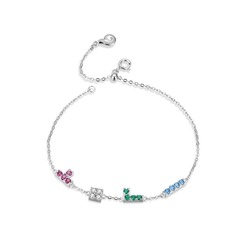 Vòng tay BAMOER SCB124 trái tim lãng mạn cho nữ