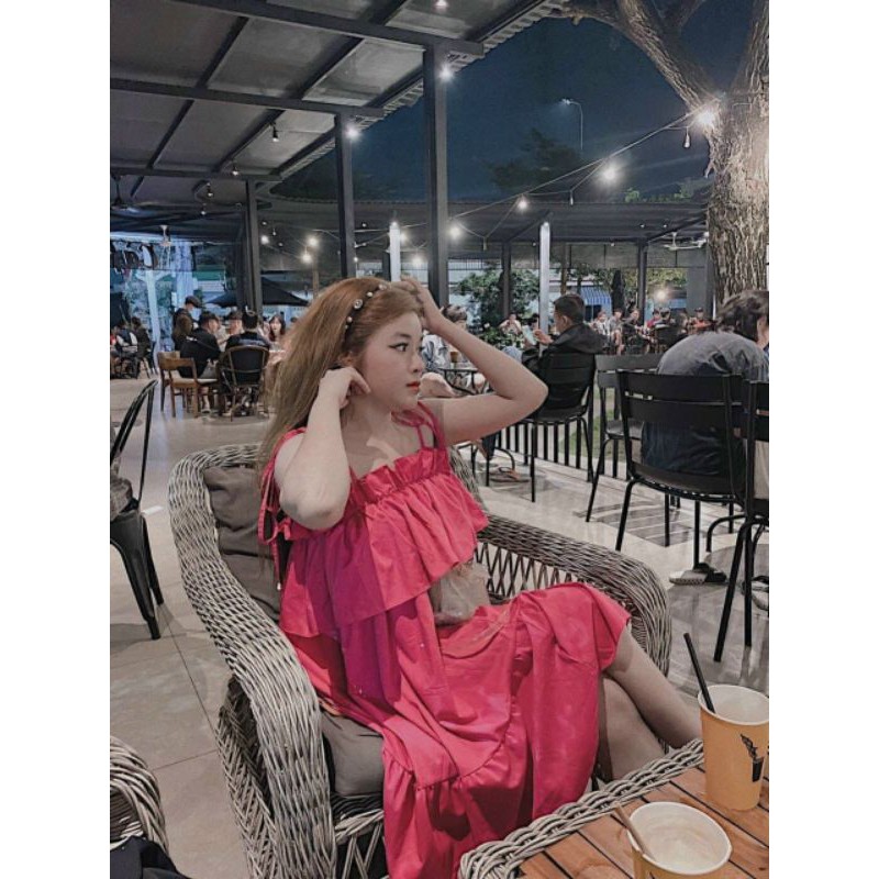 ĐẦM SUÔNG 2S ĐUÔI CÁ XẾP BÈO - 209 | BigBuy360 - bigbuy360.vn