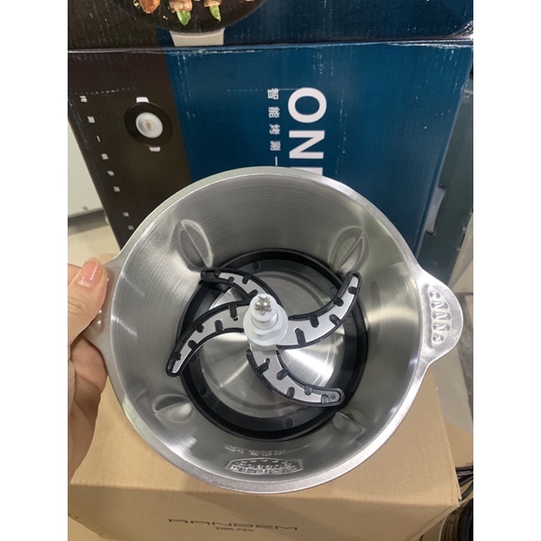Máy xay thịt cối Inox RANBEM.