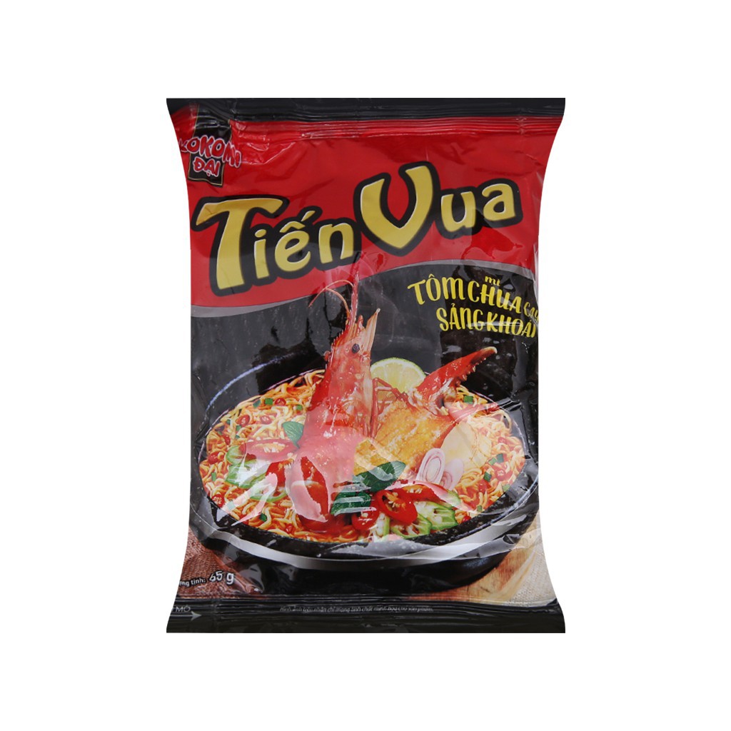 THÙNG 30 GÓI MÌ TIẾN VUA TÔM CHUA CAY 64GR