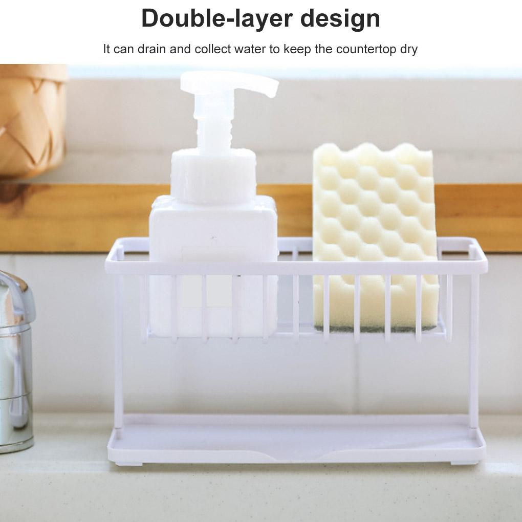 Giá Đỡ Xà Phòng Mút Rửa Chén Tiện Dụng Cho Nhà Bếp