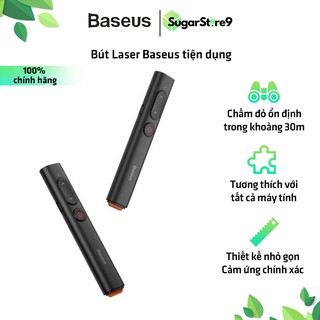 Bút laser - bút laser trình chiếu baseus tiện dụng dành cho trình chiếu powerpoint điều khiển từ xa 2.4ghz usb & usb c