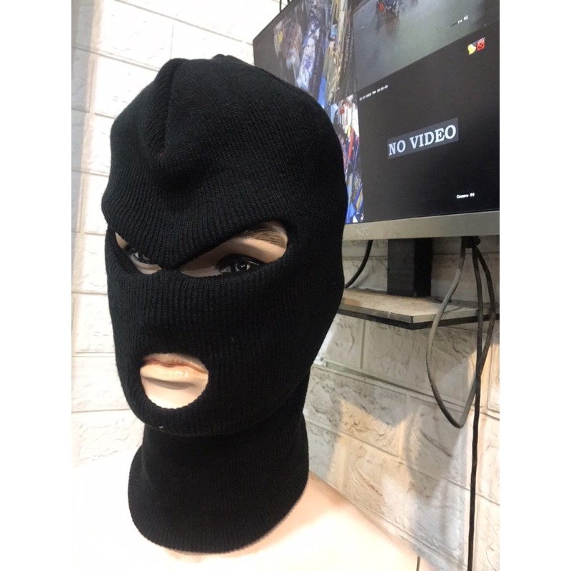 Mũ Trùm Đầu Kiểu Ninja Khoét 3 Lỗ Cá Tính dành phượt thủ