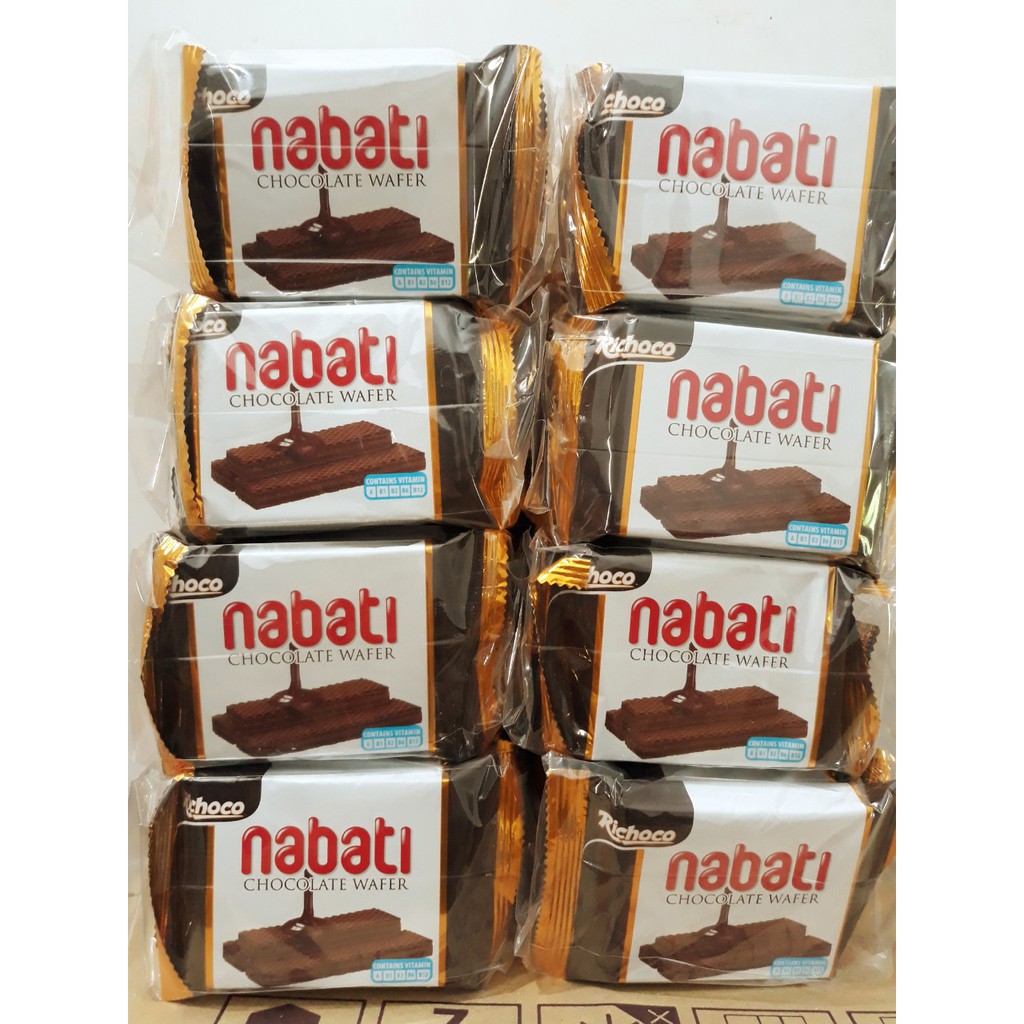 Bịch 10 Cái x 17g Bánh Xốp Nabati Socola