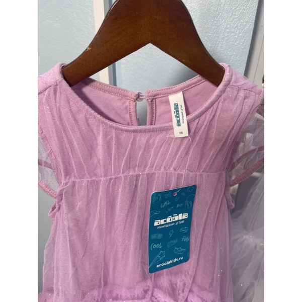 Đầm bé gái Acoola 3-8 tuổi  Váy bé gái voan lưới cotton mềm xuất dư 0922