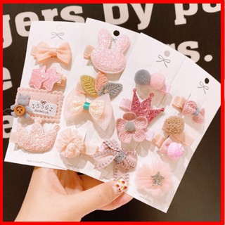 [Sale] Set 10 Kẹp Tóc Hàn Quốc, kẹp tóc dễ thương cho bé yêu, phong cách dễ thương, công chúa, hàng có sẵn - giao nhanh