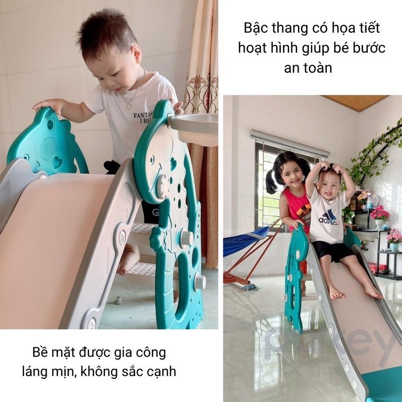 Cầu trượt cho bé cao cấp, cầu trượt khủng long
