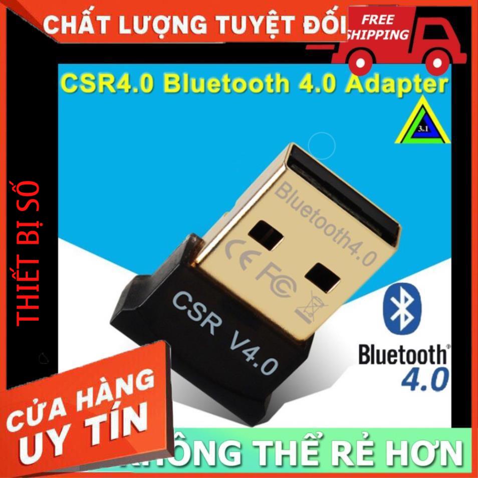 USB Bluetooth CSR 4.0 - bổ sung bluetooth cho máy tính -dc484