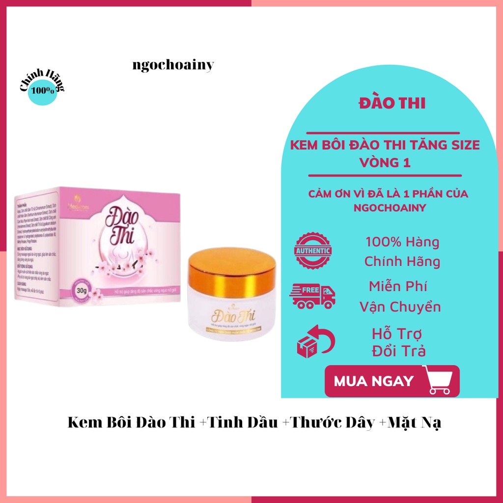 Kem Bôi Đào Thi Tăng Vòng 1 + Thước Dây