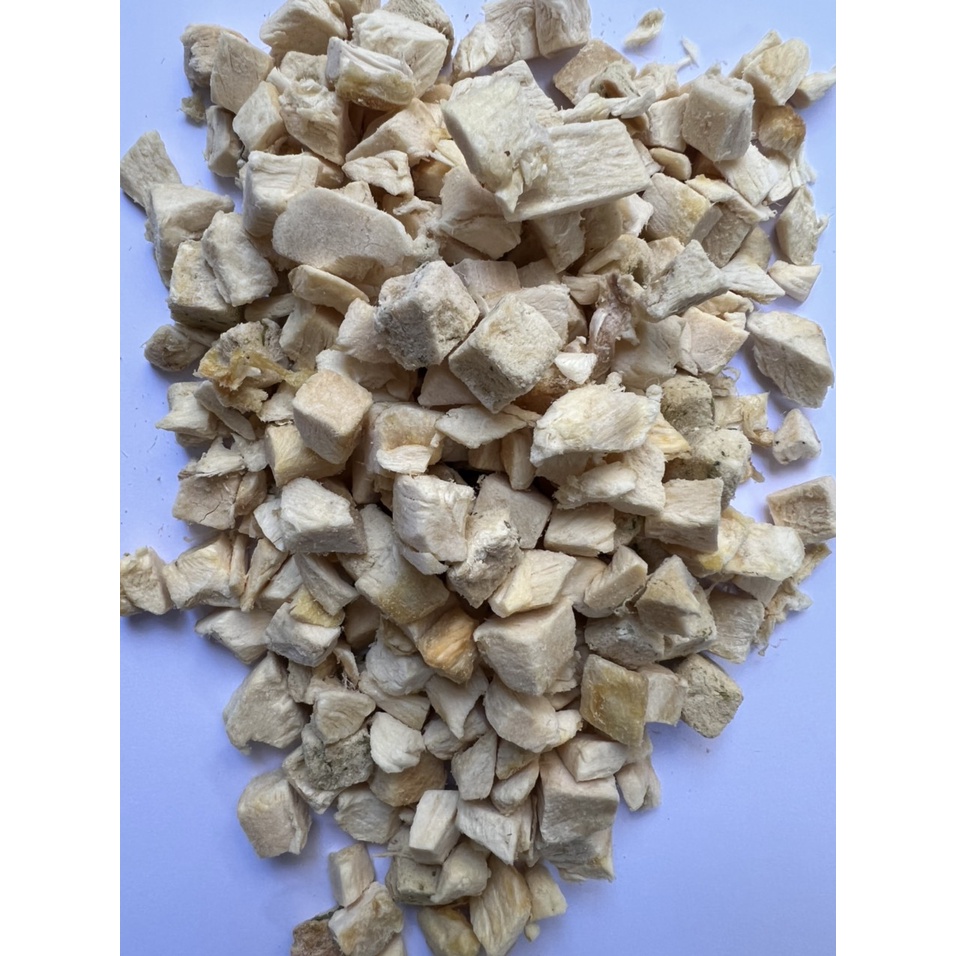 Ức gà sấy dạng viên nhỏ dành cho chó mèo trên 2 tháng tuổi gói 200g