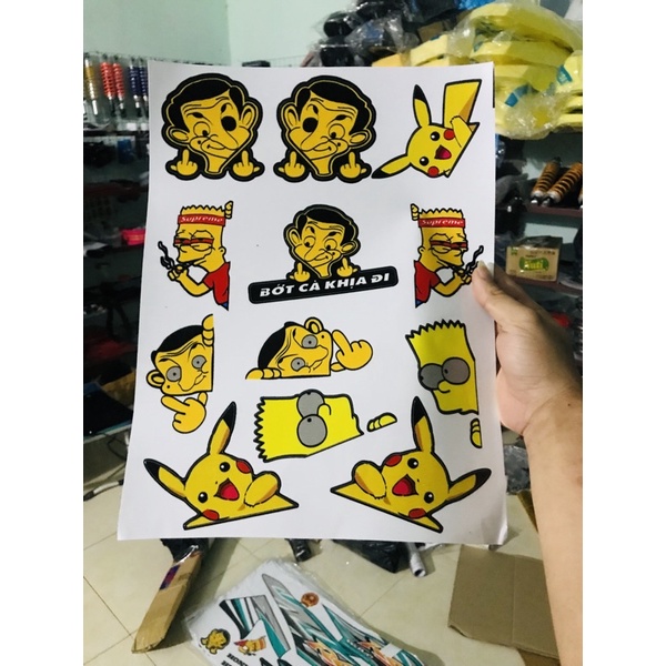 Bộ Tem Cậu Bé Lúp Lùm Cực Chất