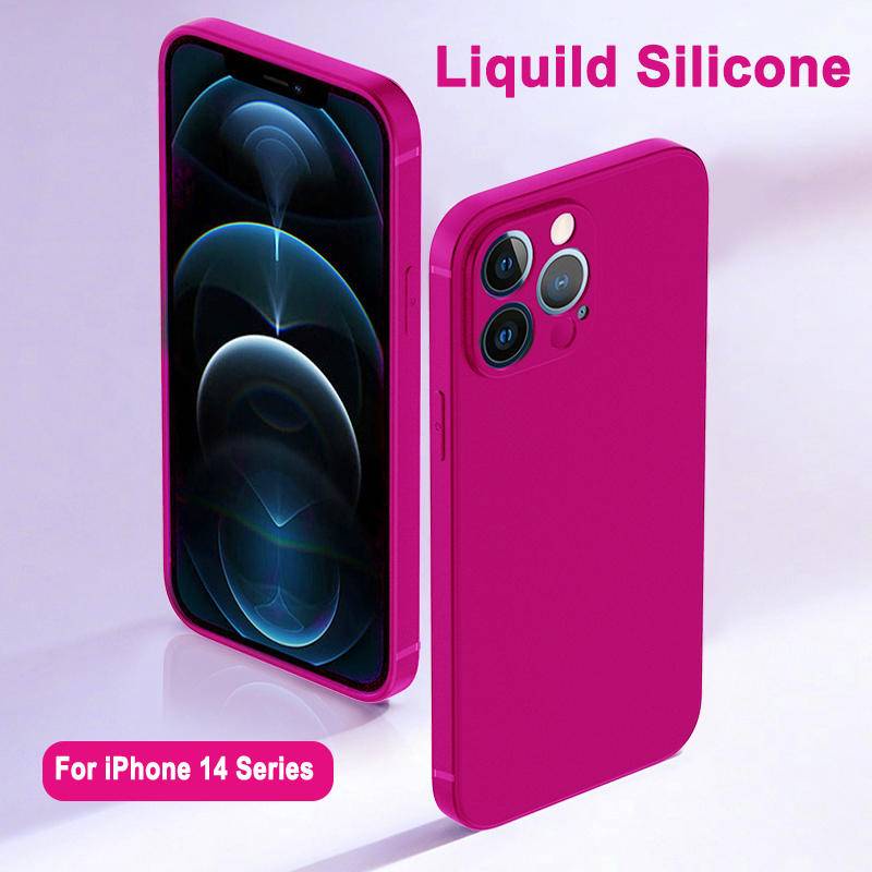 Ốp Điện Thoại Silicon Mềm Dẻo Bảo Vệ Ống Kính Máy Ảnh Toàn Diện Cho iPhone 13 14 Pro Max Plus 14 13 2022