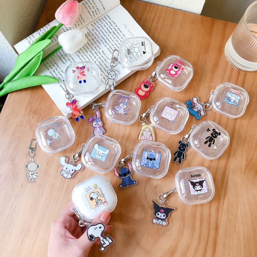 Vỏ trong suốt bảo vệ hộp sạc tai nghe Samsung Galaxy Buds Live