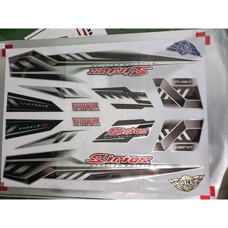 tem rời candy sirius đen bạc chữ đỏ