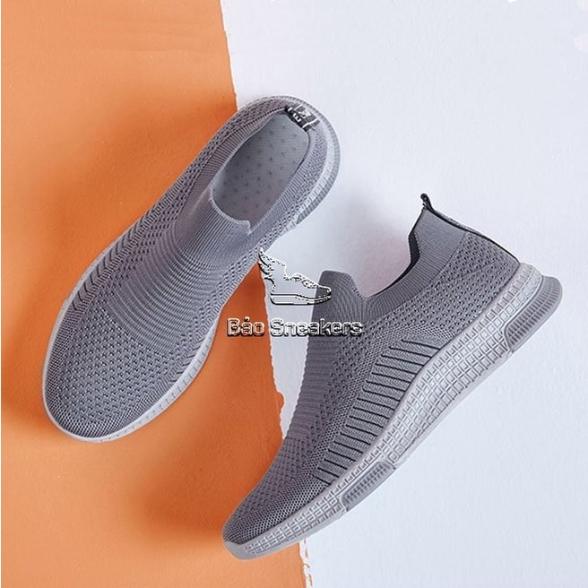 Giày Thể Thao Nam Tập Gym Chạy Bộ Thể Dục Bảo Sneaker giày sneaker nam hàn quốc cổ thấp 2 màu đen trắng giá rẻ đẹp G995